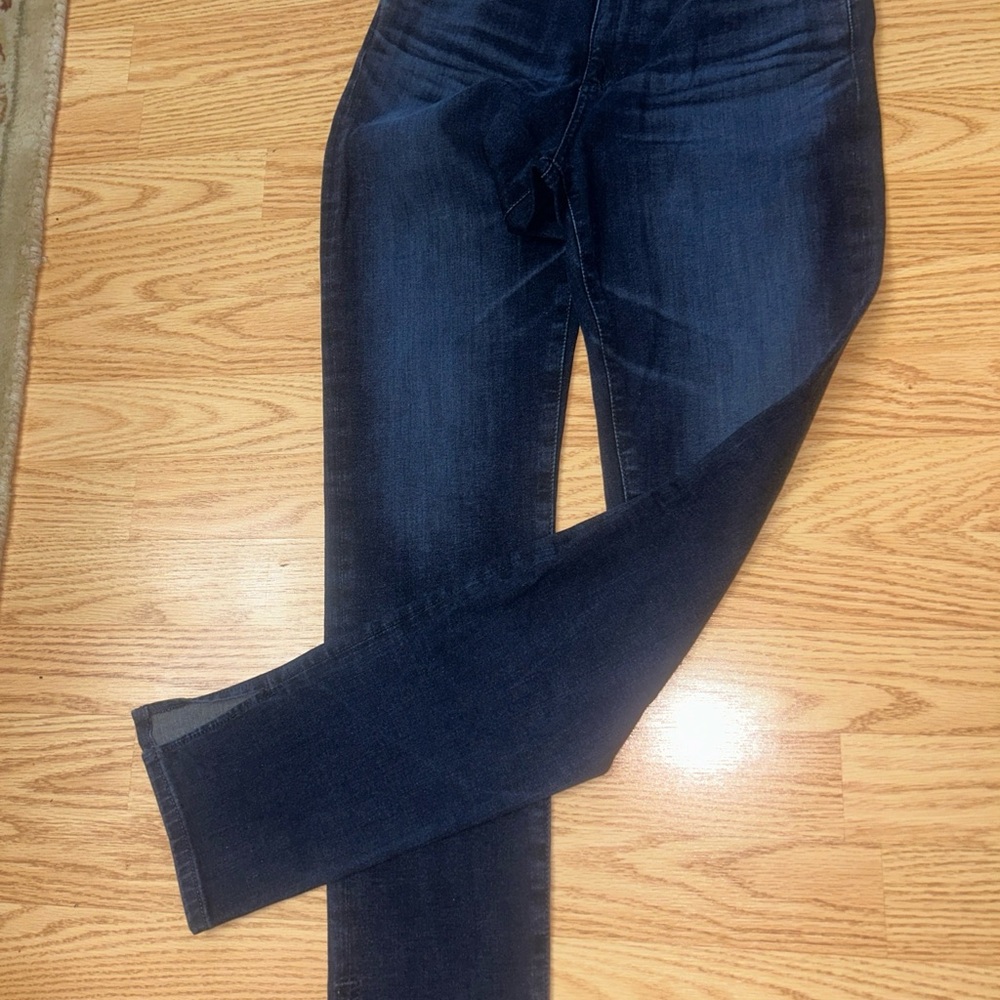 AG Anthropologie The High Rise Stevie Ankle Jeans Womens 26R Blue Cotton Blend